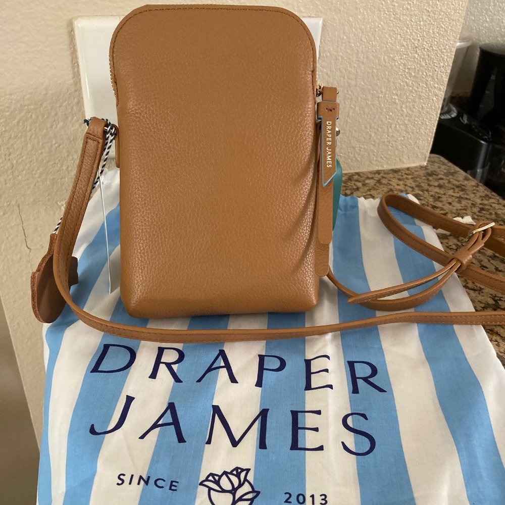 Draper James Leather Phone Crossbody Purse